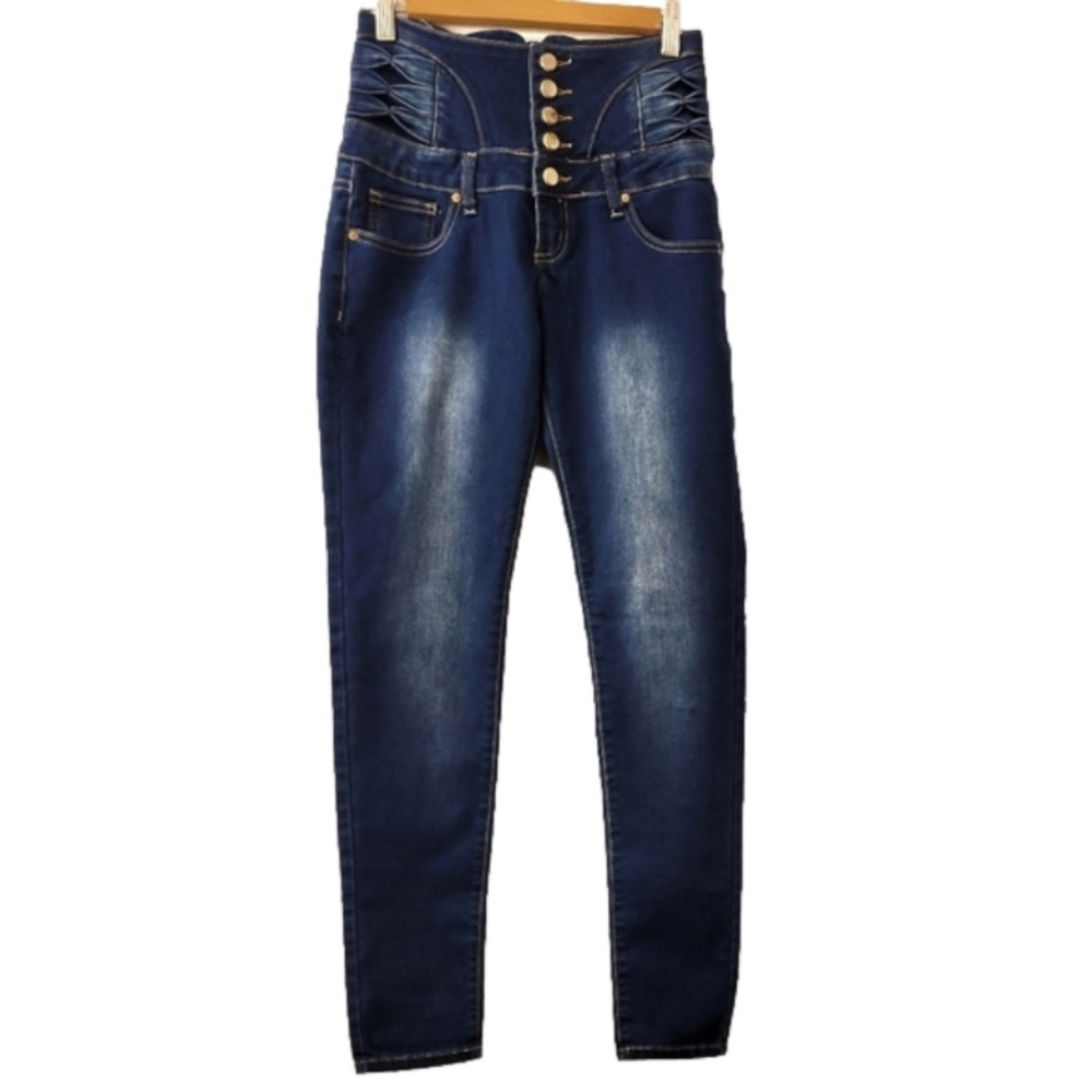 BLUE Rope Denim Jeans - Picture 1 of 5